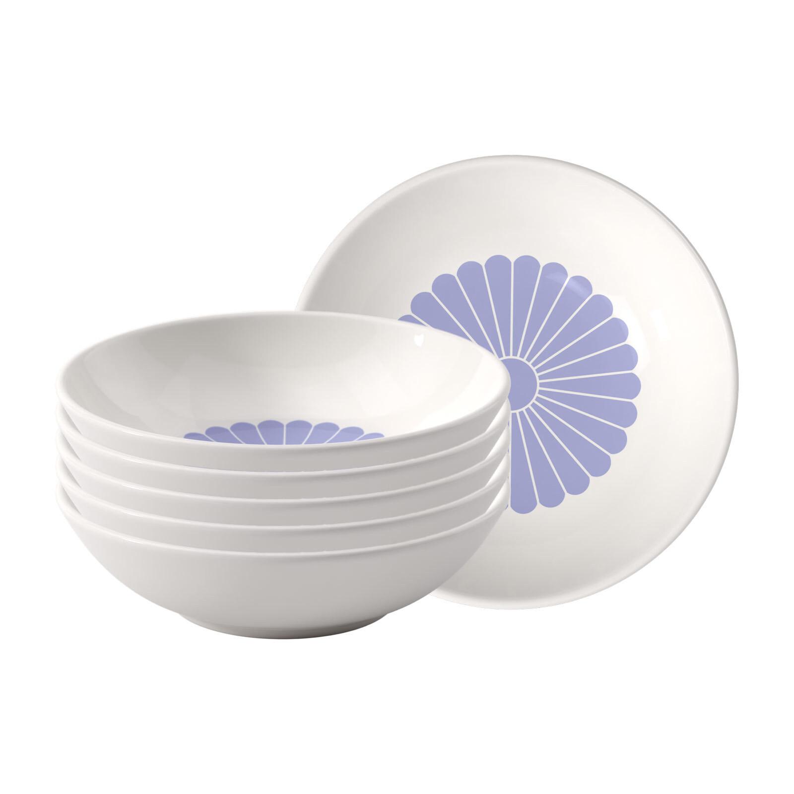 DESSERTSCHALEN Fleur Couleur Bleu ø 13,2 cm 6er Set - Blau, Keramik (13.2cm) - Villeroy & Boch