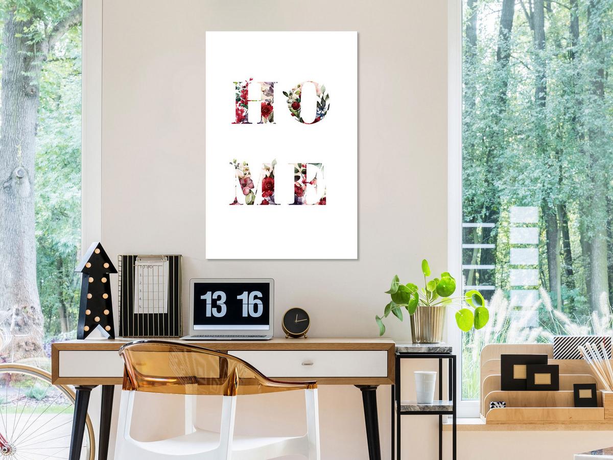 KUNSTDRUCK Weiß 80/120 cm - Multicolor/Weiß, Textil (80/120cm) - KUNSTLOFT