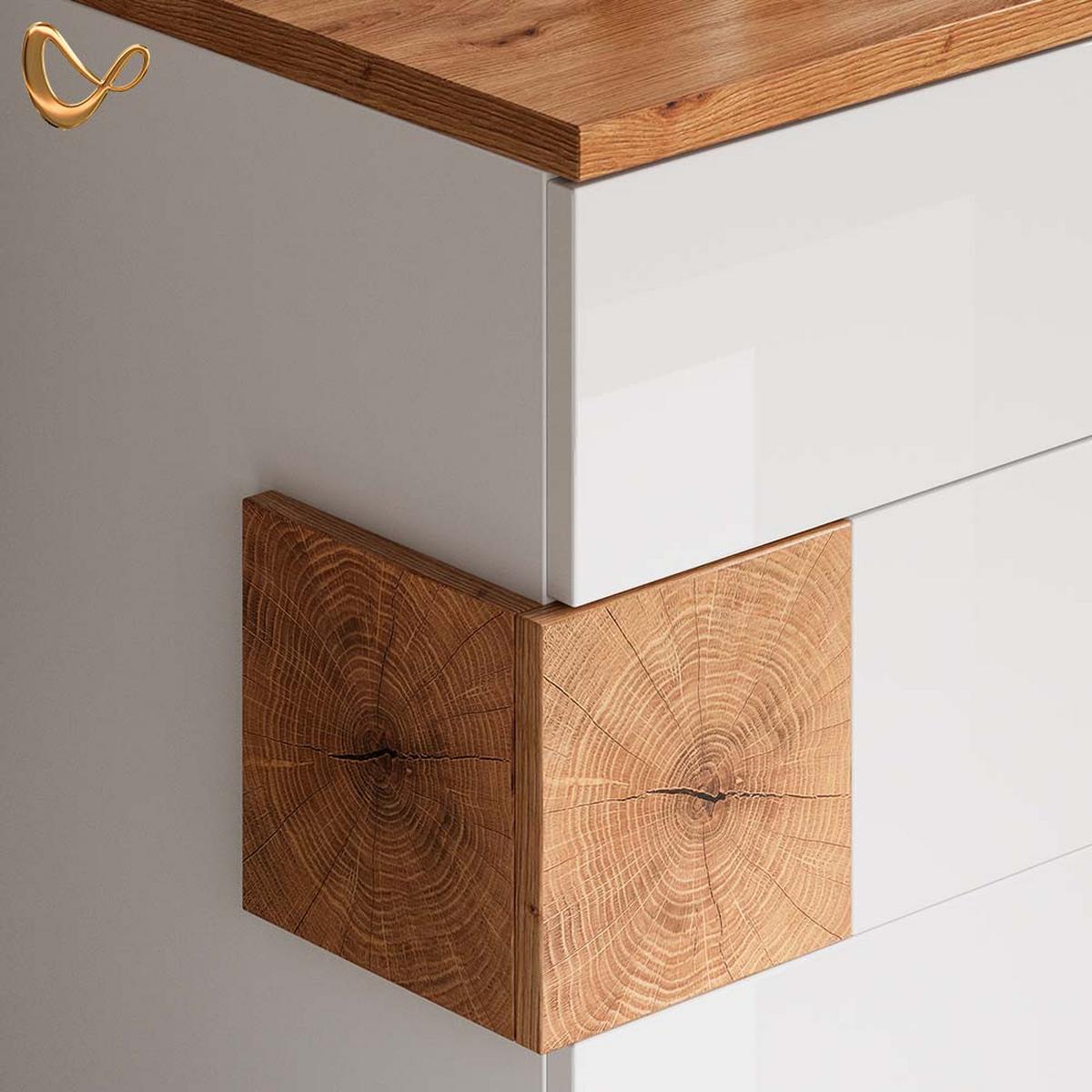 BADMÖBEL-SET Tanaro Weiß 3 Teile - Weiß, Holzwerkstoff (73/64/21cm) - Livinity®