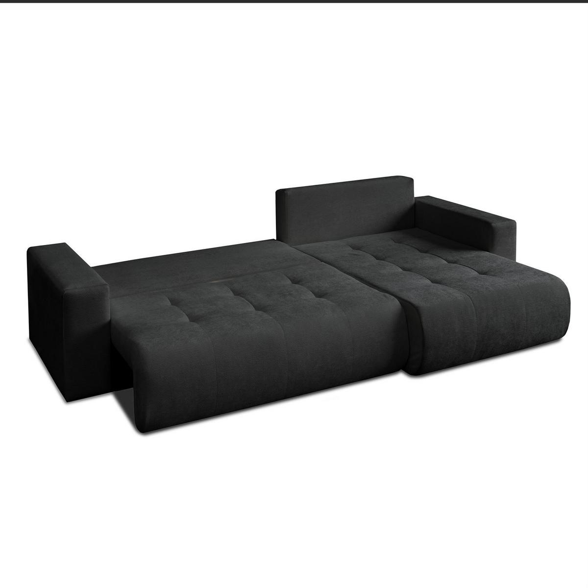 ECKSOFA CLOUD II XL mit Schlaffunktion Vibe 98 - Grau, Textil (280/152cm) - Lookway