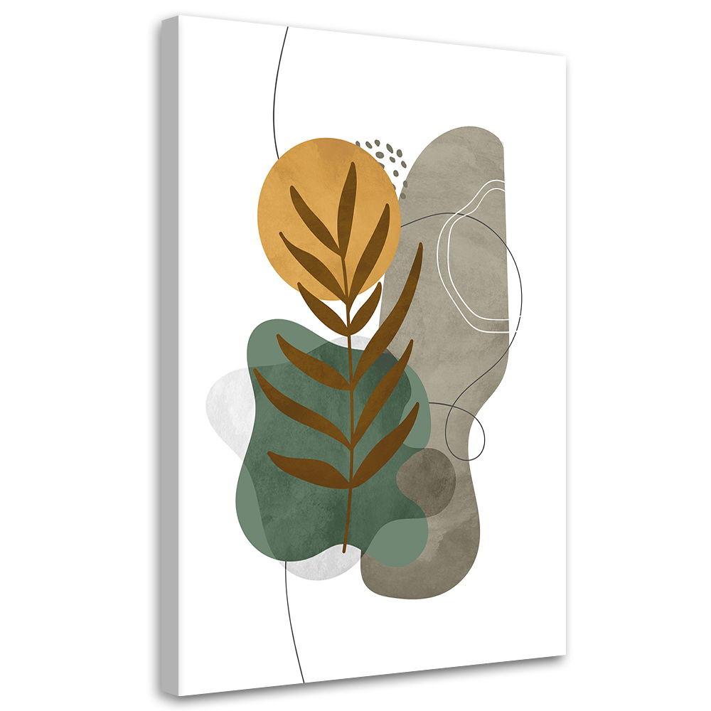 KUNSTDRUCK Grün 70/100 cm - Grün, Textil (70/100cm) - KUNSTLOFT