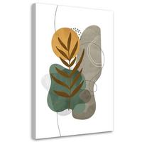KUNSTDRUCK Grün 70/100 cm - Grün, Textil (70/100cm) - KUNSTLOFT
