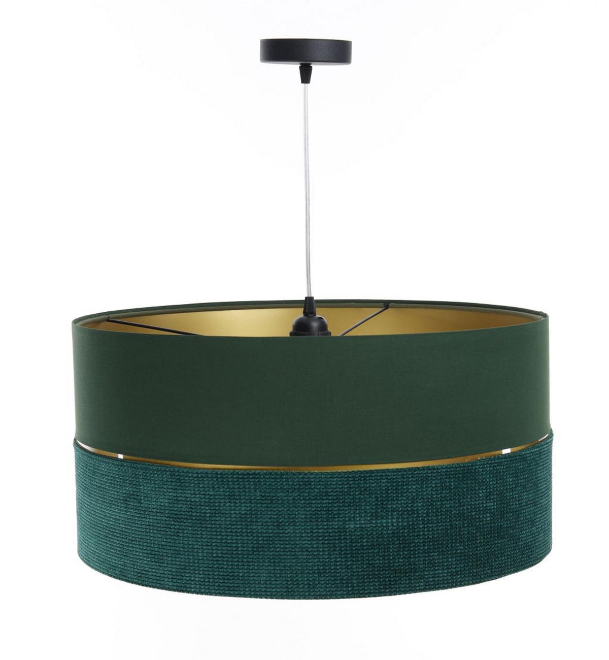HÄNGELEUCHTE Grün 40/20 cm - Goldfarben/Grün, Kunststoff (40/0.6/20cm) - ONZENO
