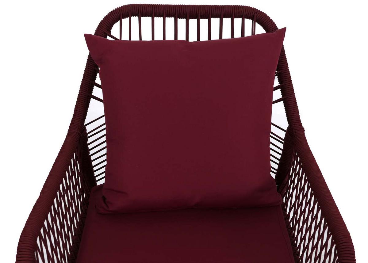 GARTENSTUHL Bordeaux - Bordeaux, Textil (54/81/62cm) - MCW