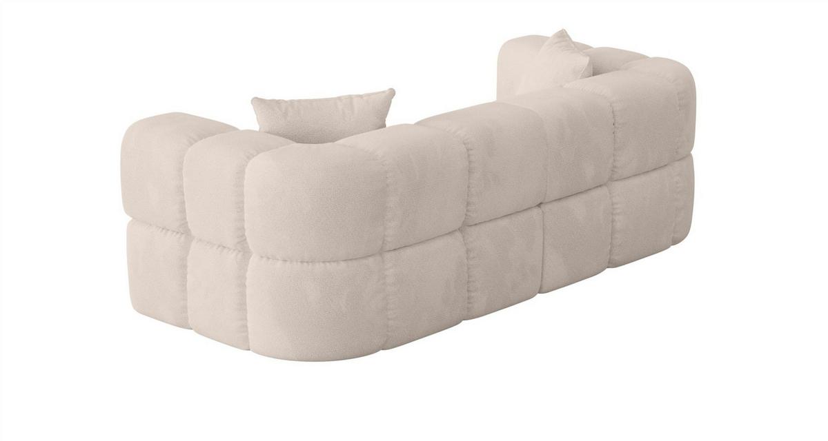 SOFA 3-sitzer Vega - Beige, Holzwerkstoff/Textil (250/77/103cm) - Fun Möbel