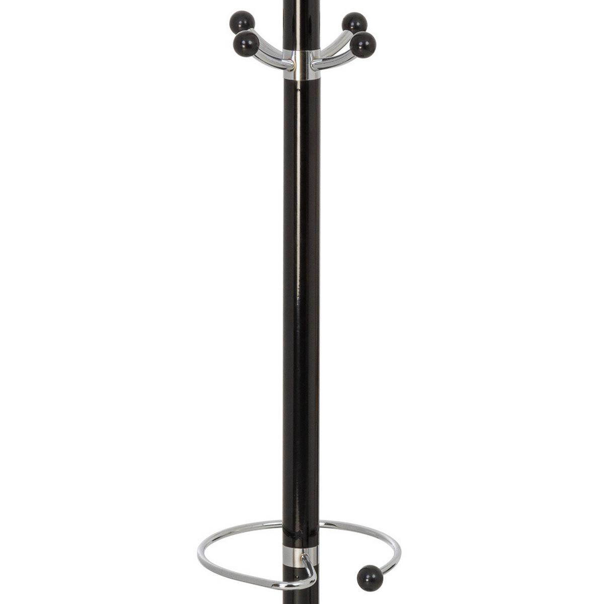 GARDEROBE aus metall 36x175cm - Schwarz, Metall (36/175/36cm) - Wanderlust