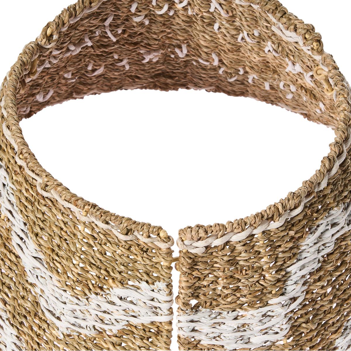 WEIHNACHTSBAUMKRAGEN 24 cm Naturfarben Hiver - Naturfarben, Naturmaterialien (24cm) - Beliani