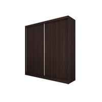 SCHWEBETÜRENSCHRANK SOFIA 200/216/61 cm 2-türig Wengefarben - Wengefarben, Holzwerkstoff (200/216/61cm) - MASSENO