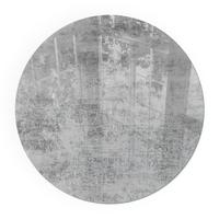 GLASPLATTE für Kamin Ø 70 cm - Grau, Glas (70/70/0.4cm) - TULUP