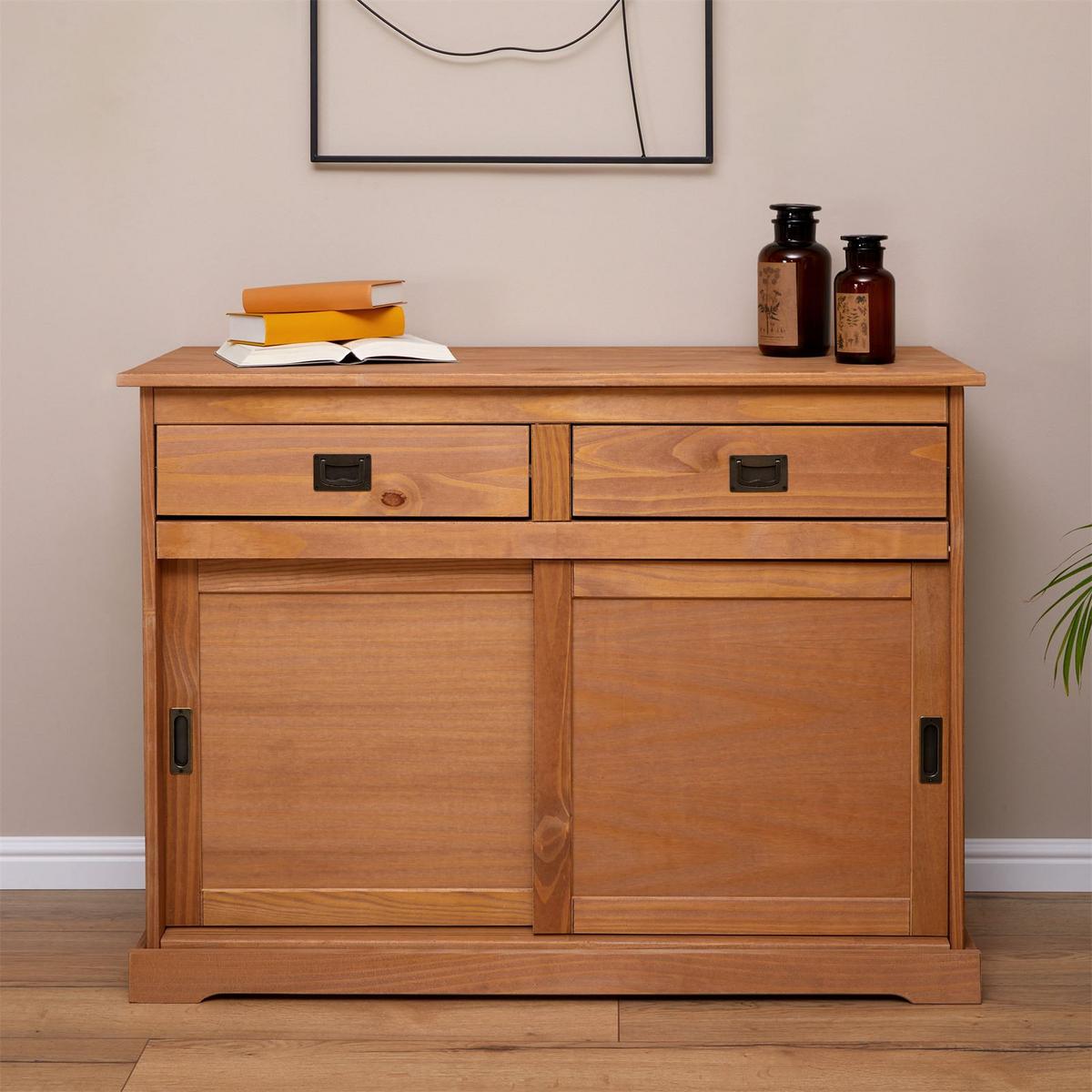 KOMMODE SAVONA braun - Braun, Holz (110/84/46cm) - IDIMEX