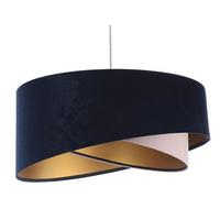 HÄNGELEUCHTE Blau 50/23 cm - Pink, Kunststoff (50/1.3/23cm) - ONZENO