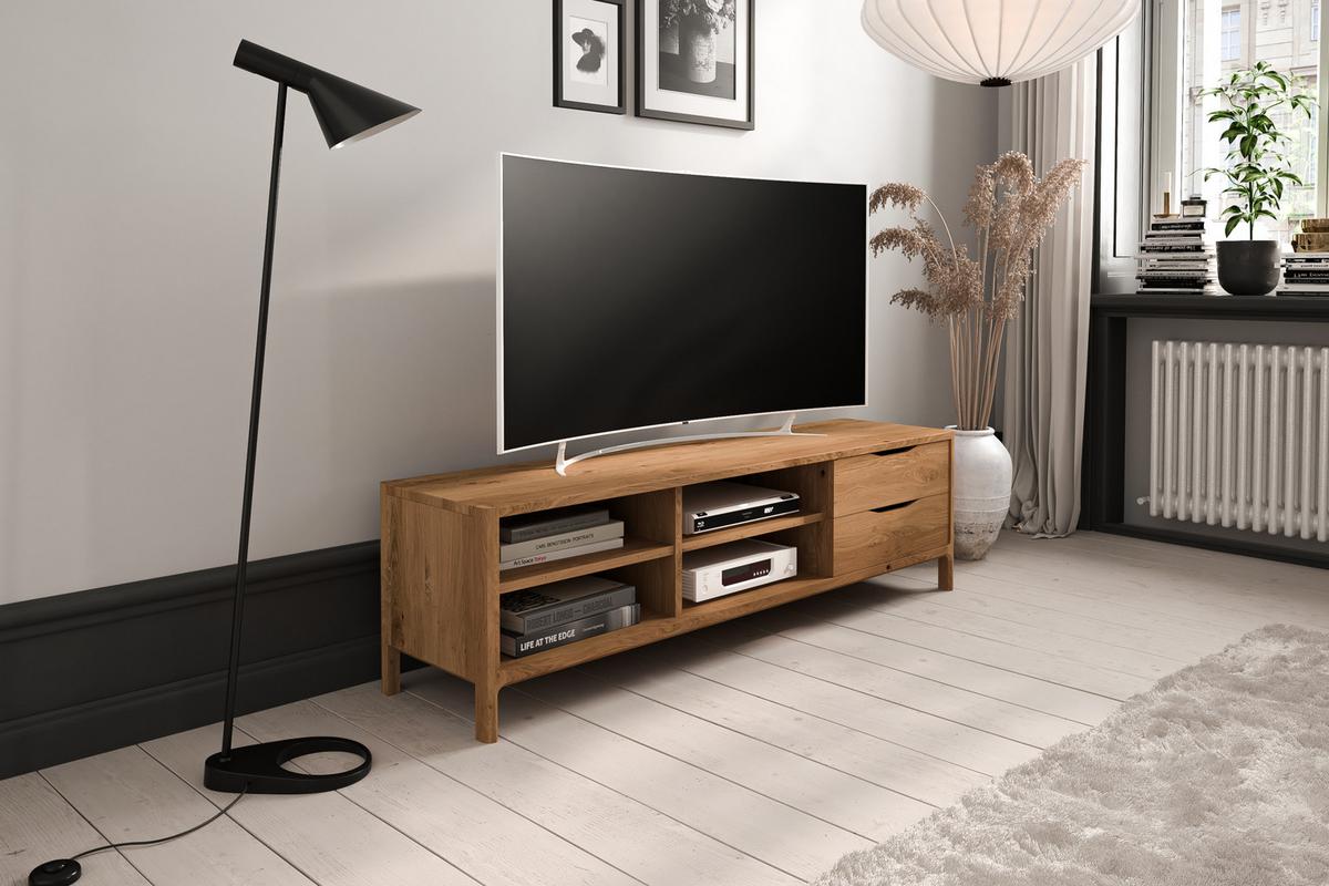 TV-SCHRANK PAUL Wildeiche - Wildeiche, Holz (160/48/50cm) - byoak