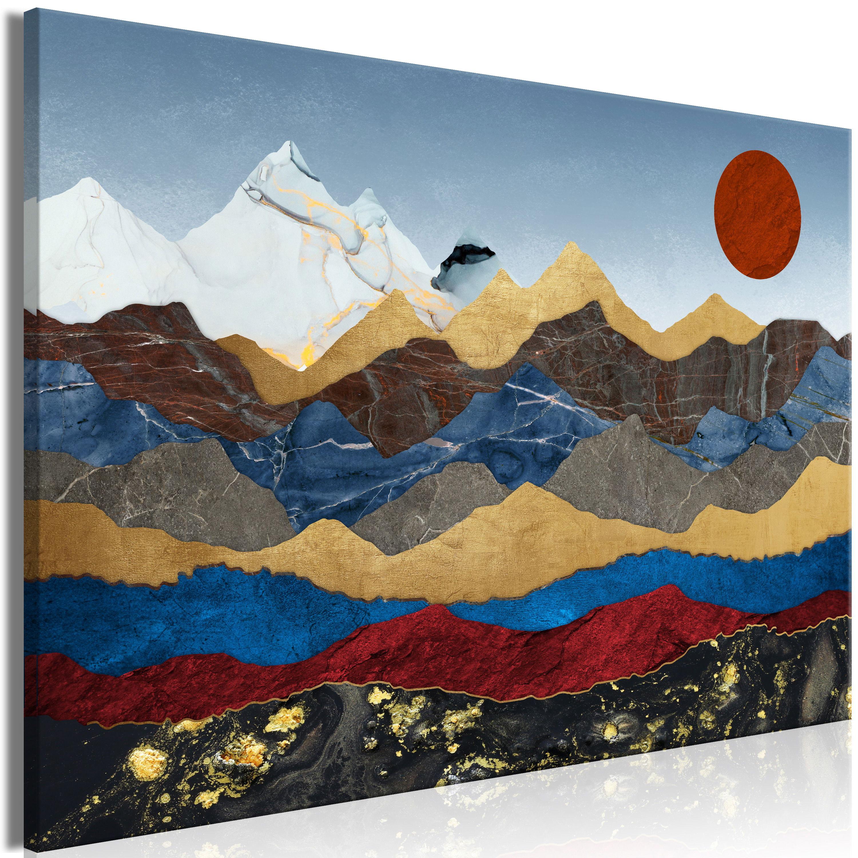 KUNSTDRUCK Bunt 90/60 cm - Multicolor, Textil (90/60cm) - KUNSTLOFT