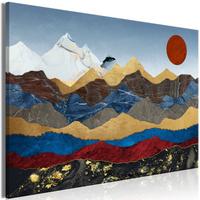 KUNSTDRUCK Bunt 90/60 cm - Multicolor, Textil (90/60cm) - KUNSTLOFT