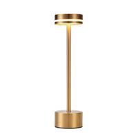 TISCHLEUCHTE Flammer 8/8/31.5 cm - Goldfarben, Kunststoff/Metall (8/8/31.5cm) - ZMH