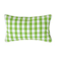 KISSENHÜLLE Karo-Muster 30/50 cm, 100% Baumwolle - Grün, Textil (30/50cm) - Homescapes