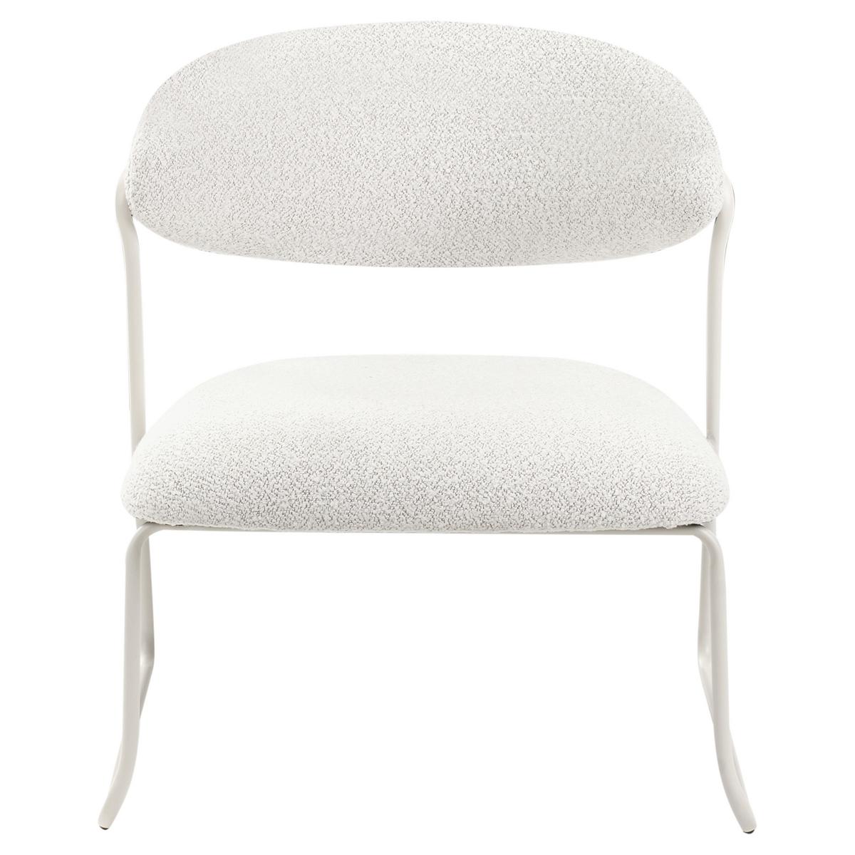 SESSEL 2er-Set Cremeweiß Kolsva - Weiß, Textil (64/71/61cm) - Beliani