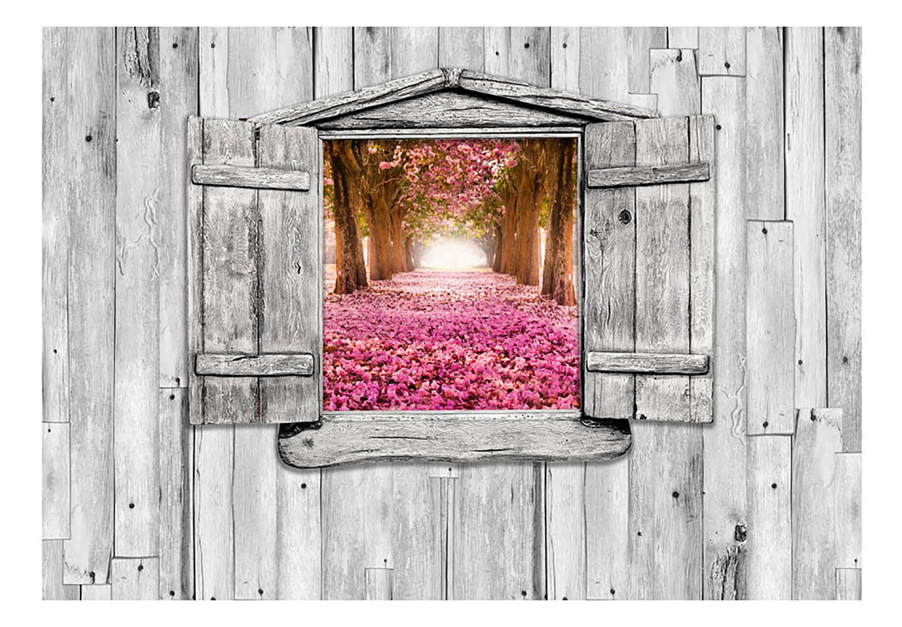 VLIESTAPETE 350/245 cm - Pink/Grau, Textil (350/1cm) - KUNSTLOFT