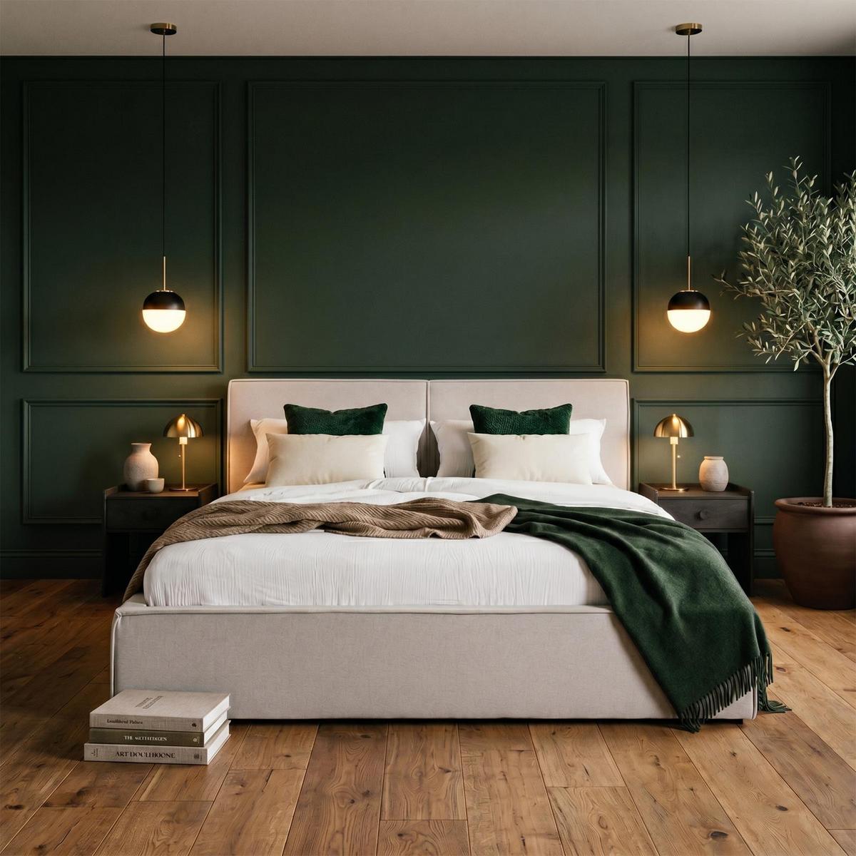 POLSTERBETT CALM 160x200 cm grau - Grau, Textil (160/200cm) - IDIMEX
