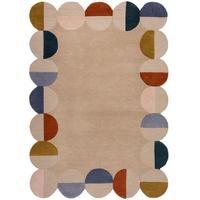TEPPICH aus Wolle HALLEIN in Rost, geometrisch, 120 x 170 cm - Multicolor, Textil (170/120cm) - KADIMA DESIGN