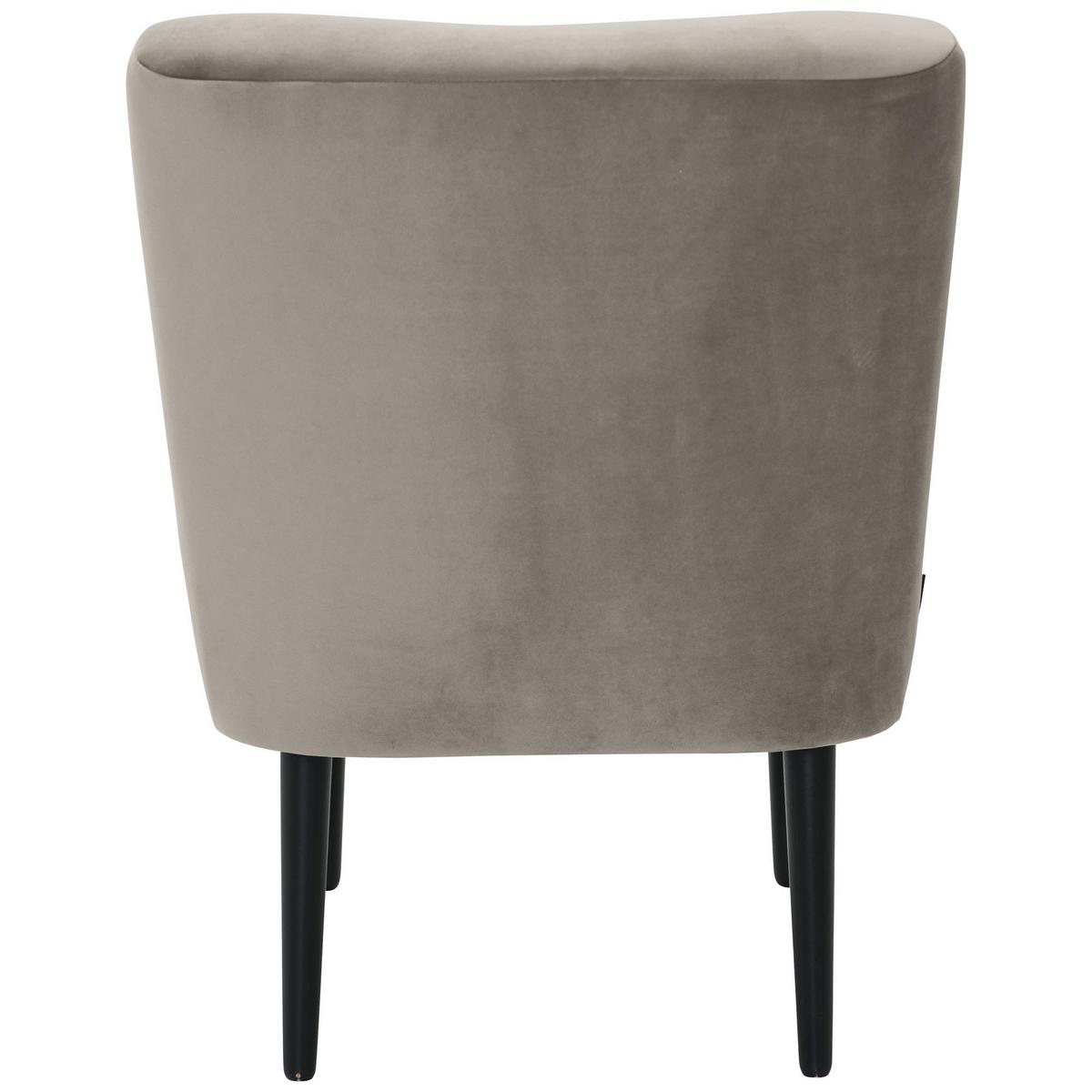 POLSTERSESSEL Kamle Samtvelours sahara - Sahara, Kunststoff (58/78/68cm) - 58aufmkessel