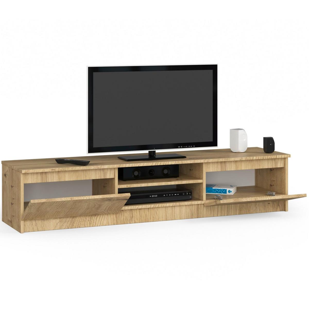 LOWBOARD Eiche Artisan 33/160/40 - Eiche Artisan, Holzwerkstoff (160/33/40cm) - RAUMHIRSCH FURNITURE
