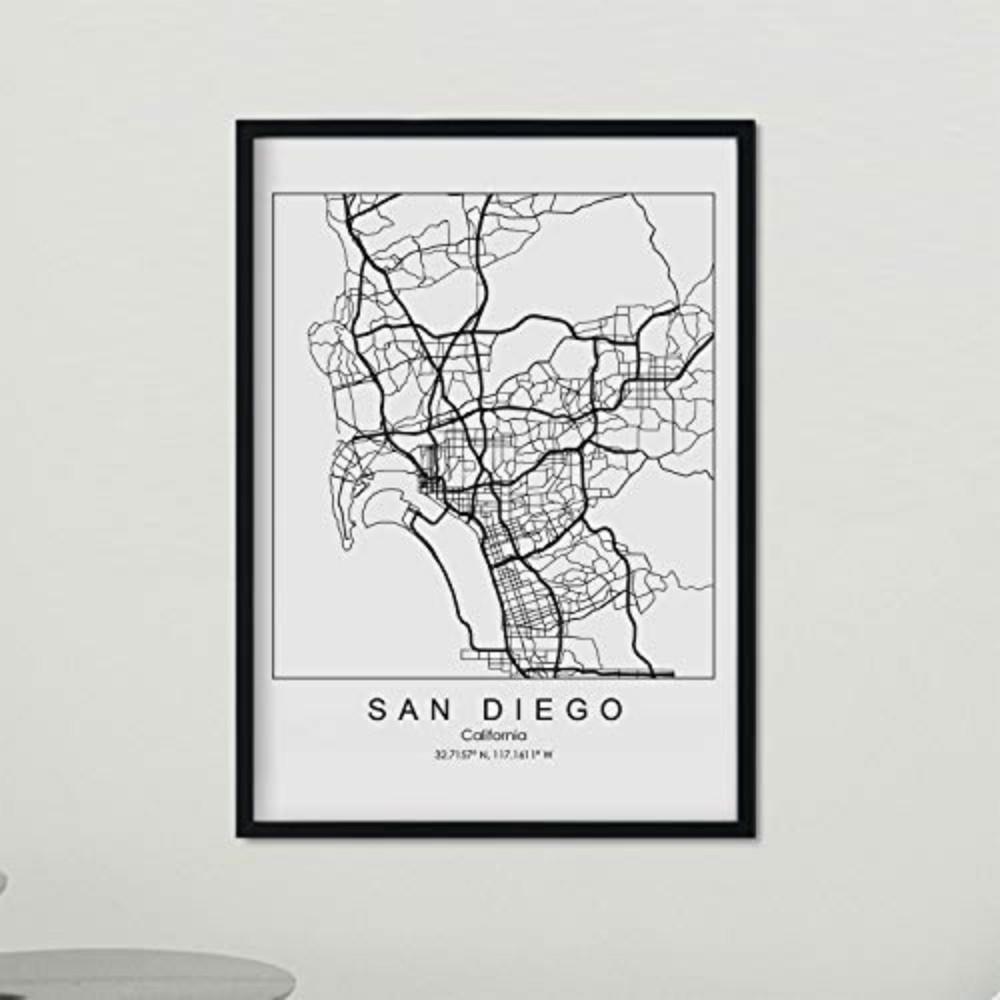 POSTER San Diego Us-Film A3 Rahmenlos - Klar, Papier (29.7/5/42cm) - Nacnic
