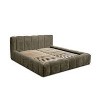 POLSTERBETT Hailey In Tender Way - Grün, Holzwerkstoff/Textil (140/200cm) - Fun Möbel
