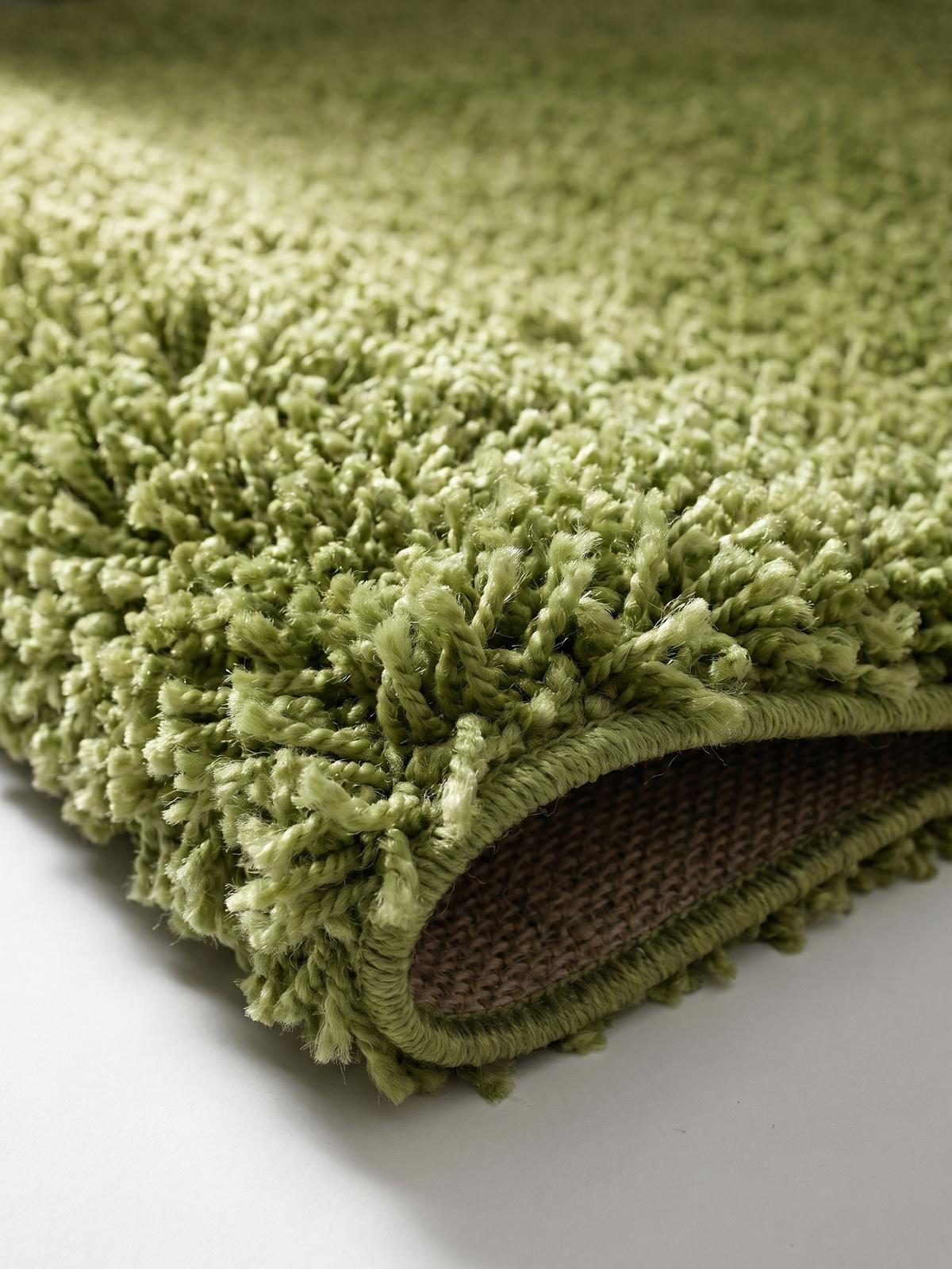 HOCHFLORTEPPICH RHEIN, einfarbig, aus Polypropylen, Grün, 300 x 400 cm - Grün, Textil (400/300cm) - KADIMA DESIGN