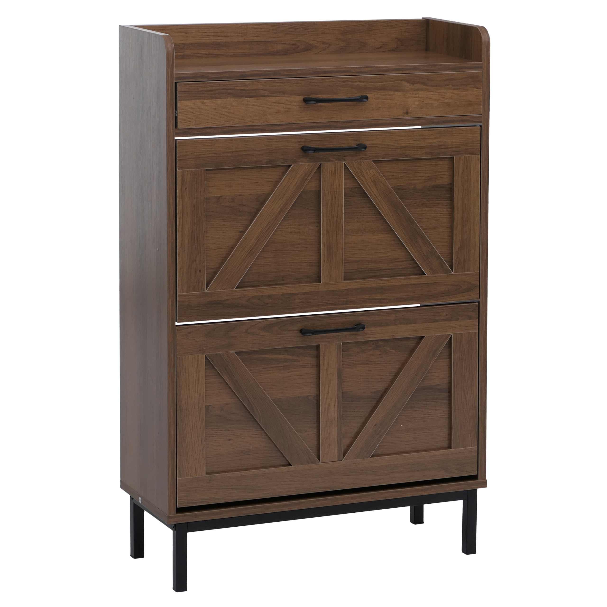 SCHUHKIPPER Braun - Braun, Holz (60/95/24cm) - MCW