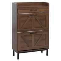 SCHUHKIPPER Braun - Braun, Holz (60/95/24cm) - MCW