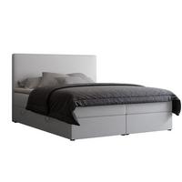 BOXBETT 140x200 cm mit Topper - Weiß, Holzwerkstoff/Textil (140/200cm) - Idohome