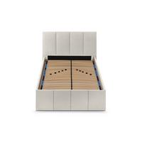 POLSTERBETT Dalas Beige 120 x 200 x 40 cm Stauraum Mit hochwertiger Matratze H3 (bis 120 kg) und Lattenrost - Beige, Holz (120/200cm) - Halmon Schlafkomfort Betten 