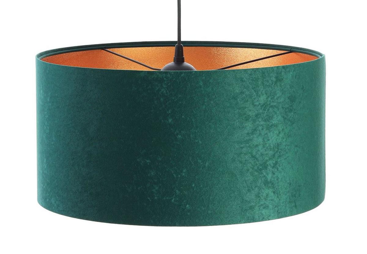 HÄNGELEUCHTE Grün 50/25 cm - Goldfarben/Grün, Kunststoff (50/0.8/25cm) - ONZENO