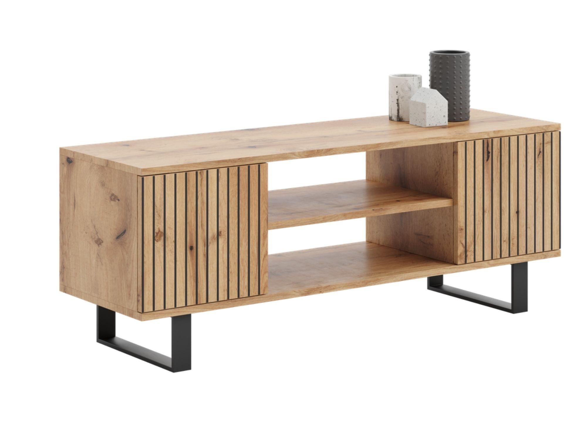 LOWBOARD Focus - Eichefarben, Holzwerkstoff (40/49/155cm) - RAUMHIRSCH FURNITURE