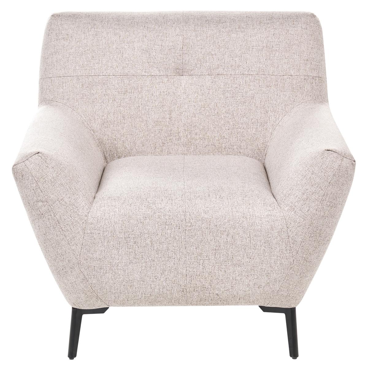 SESSEL Stoff Beige Lakene - Beige, Textil (94/88/88cm) - Beliani