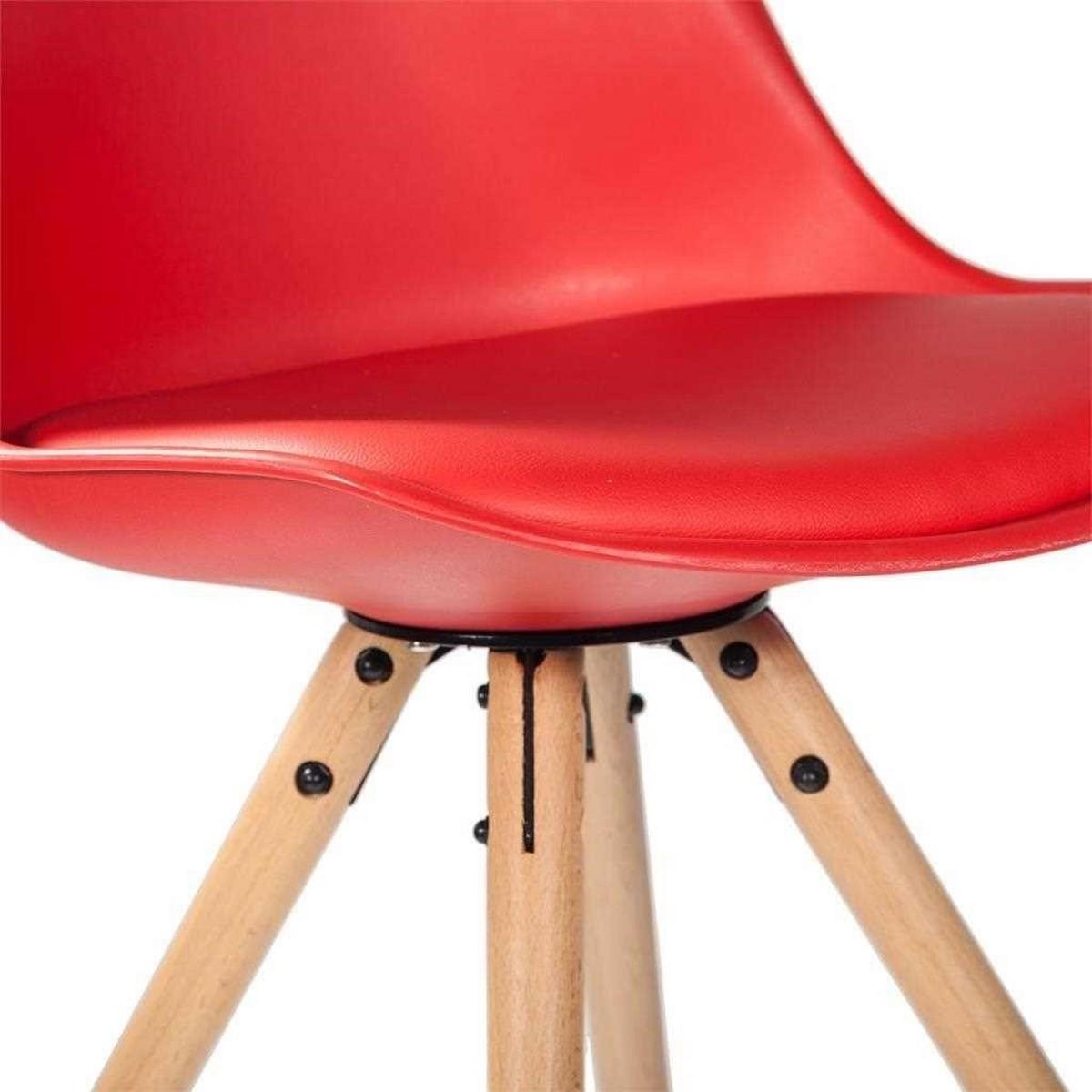 STUHL, 54x48x83cm - Rot, Holz (54/83/48cm) - Wanderlust