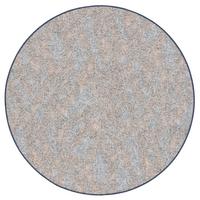 SCHLINGENTEPPICH MEMORY MELIERT RUND - Blau/Grau, Textil (100/100cm) - Snapstyle