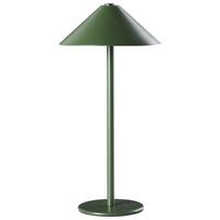 KABELLOSE LED Tischlampe mit Dimmer Metall Grün Modjo - Grün, Metall (18/18/33cm) - Beliani