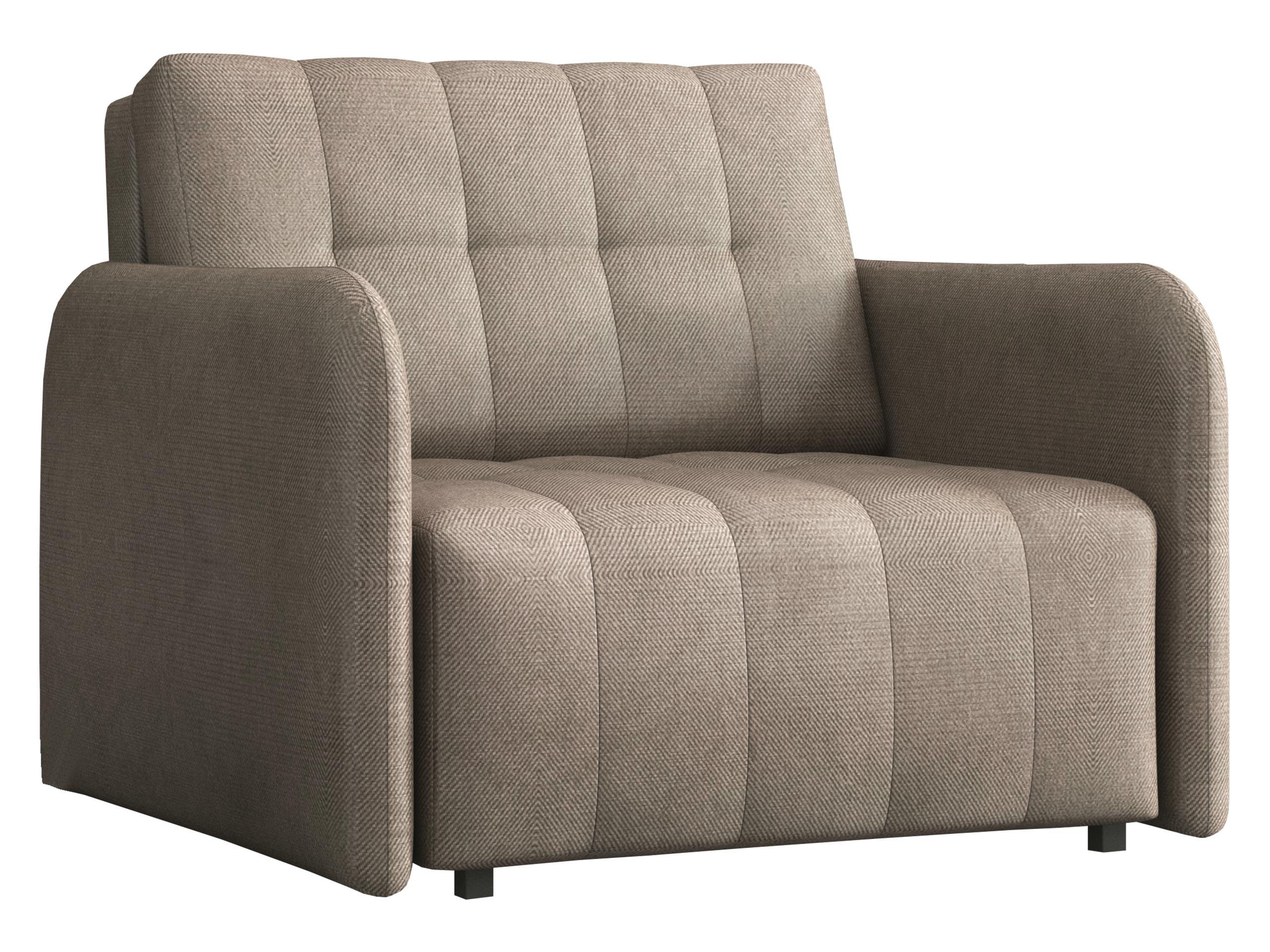 SCHLAFSOFA Viva Grand I - Hellbraun/Schwarz, Holz/Kunststoff (98/85/95cm) - MIRJAN24