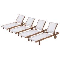 SONNENLIEGE saïgon Ekru - Beige, Metall (71/80/193cm) - Habitat Garten