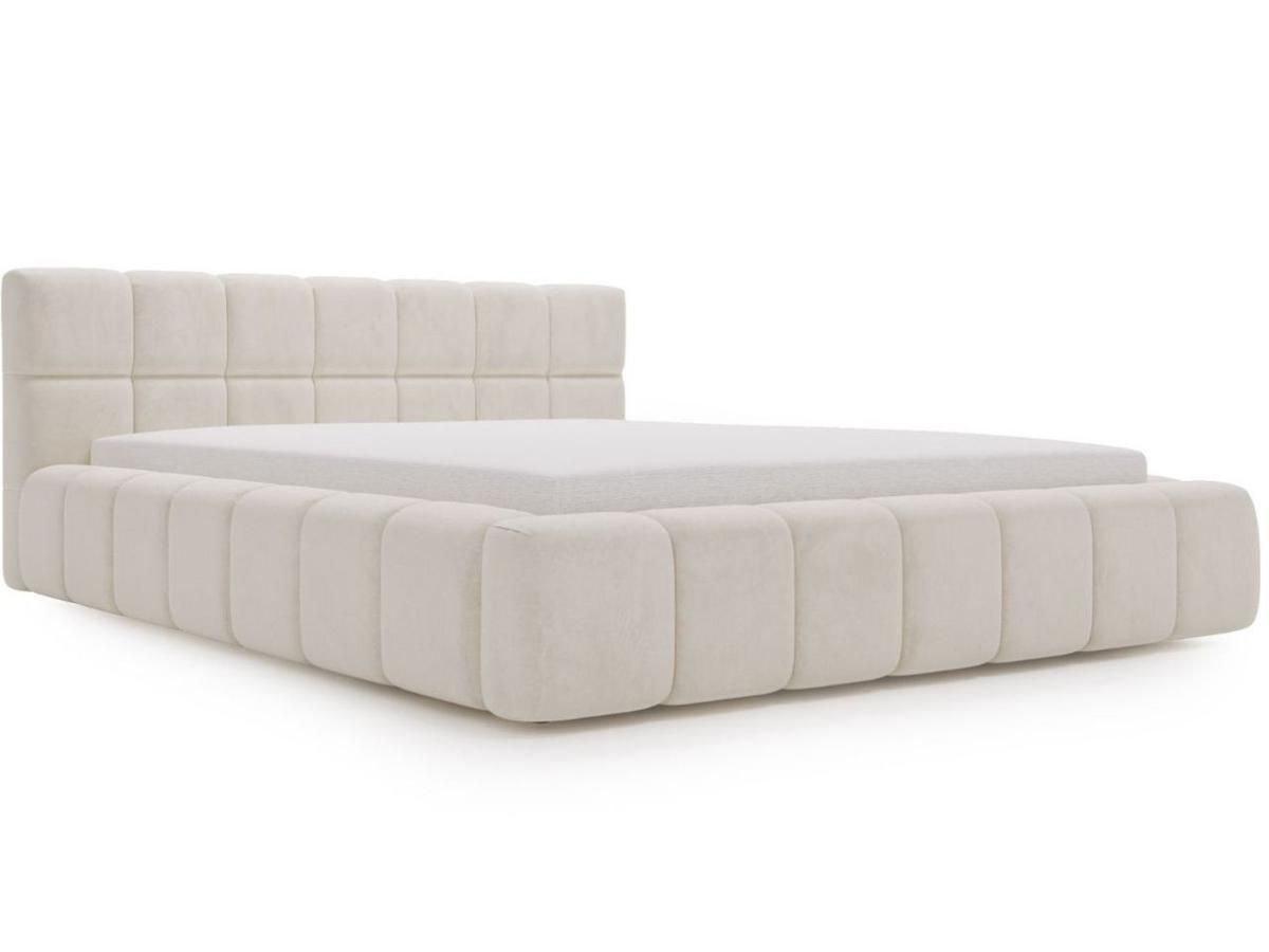 POLSTERBETT Alicante 140x200 Beige - Beige, Textil (140/200cm) - Graingold