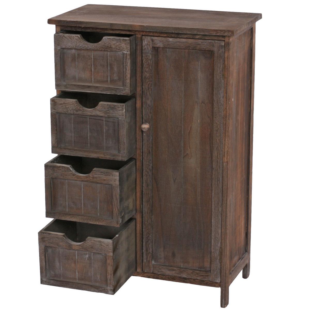 KOMMODE Braun - Braun, Holz (55/82/30cm) - MCW