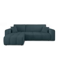 ECKSOFA Dagny Mit Schlaffunktion - Smaragdgrün, Holzwerkstoff/Textil (248/146cm) - Fun Möbel
