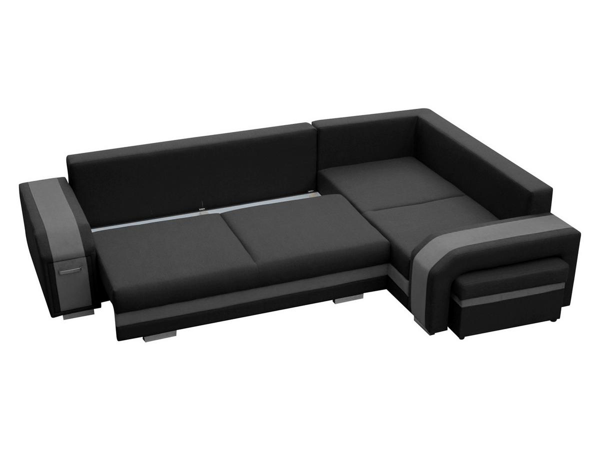 ECKSOFA Assan, Seite: Rechts - Chromfarben/Greige, Holz/Kunststoff (305/205cm) - MIRJAN24
