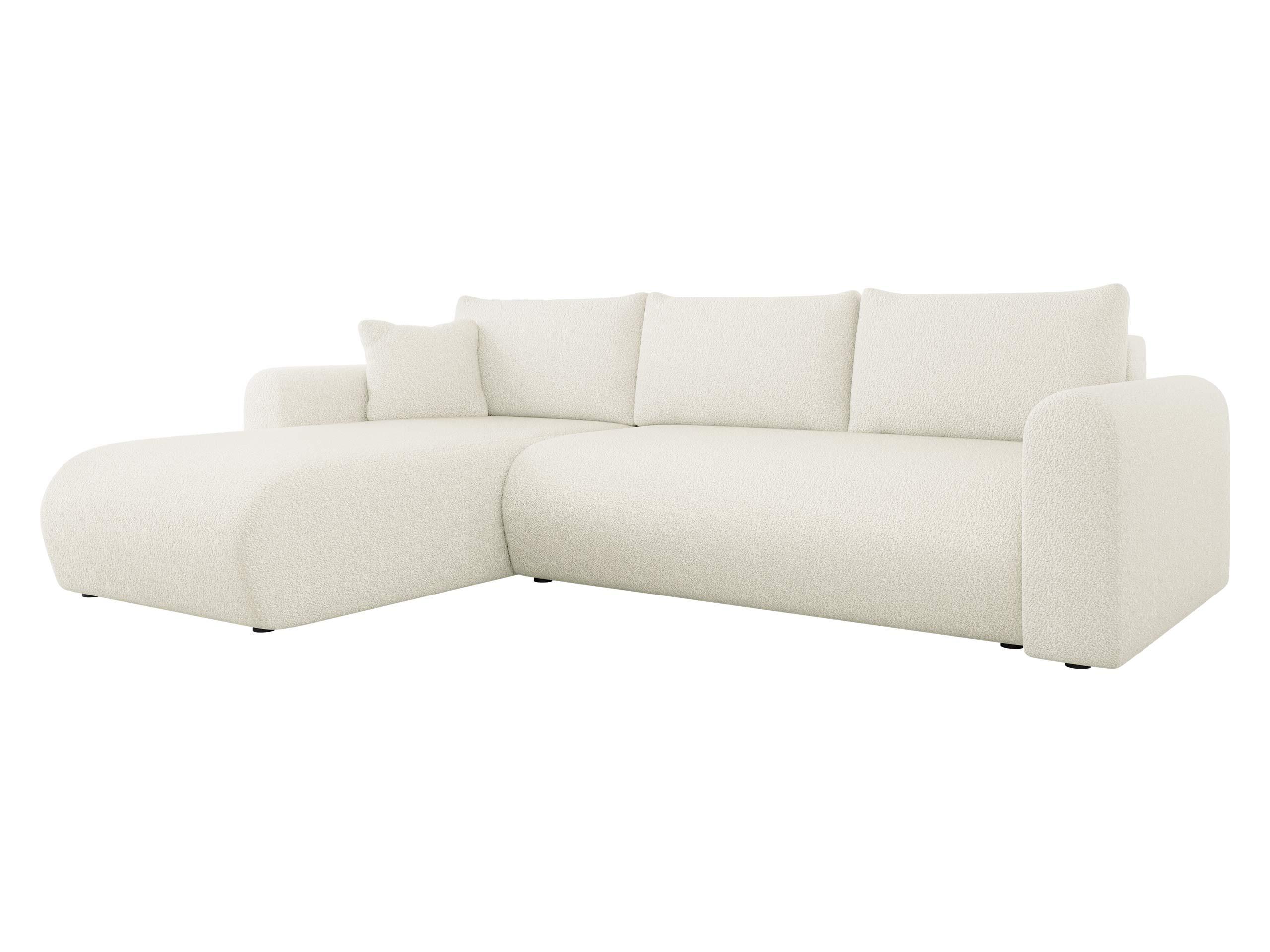 ECKSOFA Eliwo - Kaschmir/Schwarz, Holz/Textil (252/158cm) - MIRJAN24