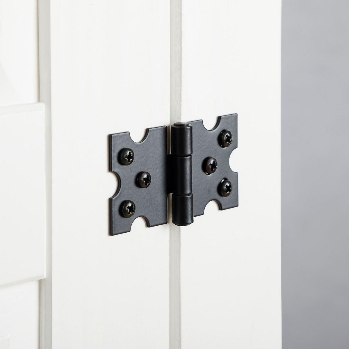 KLEIDERSCHRANK CAMPO weiß/braun - Weiß/Braun, Holz (100/190/51cm) - IDIMEX