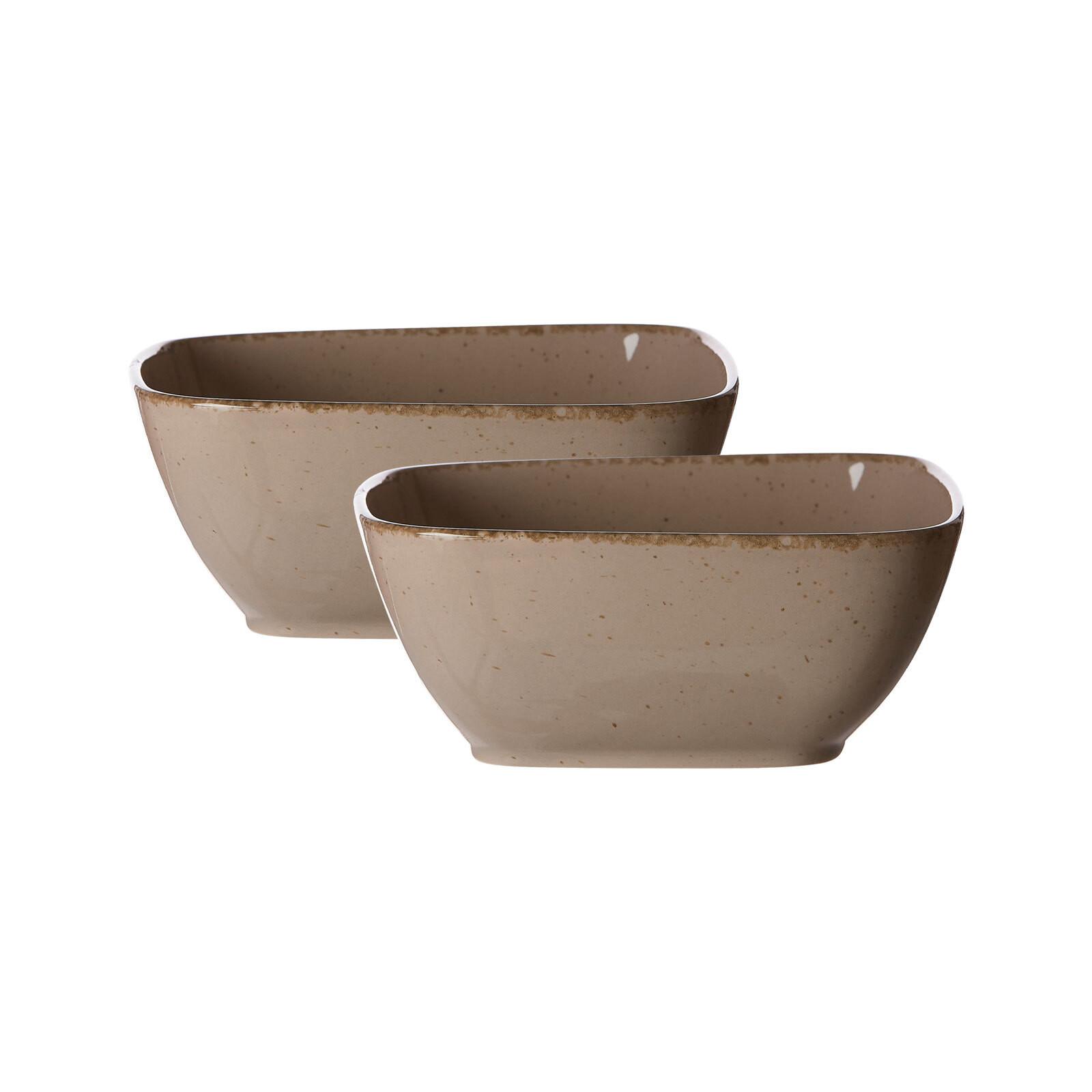 SERVIERSCHALEN Casa Grau ø 22 cm 2er Set - Grau, Keramik (22/9/22cm) - Ritzenhoff Breker