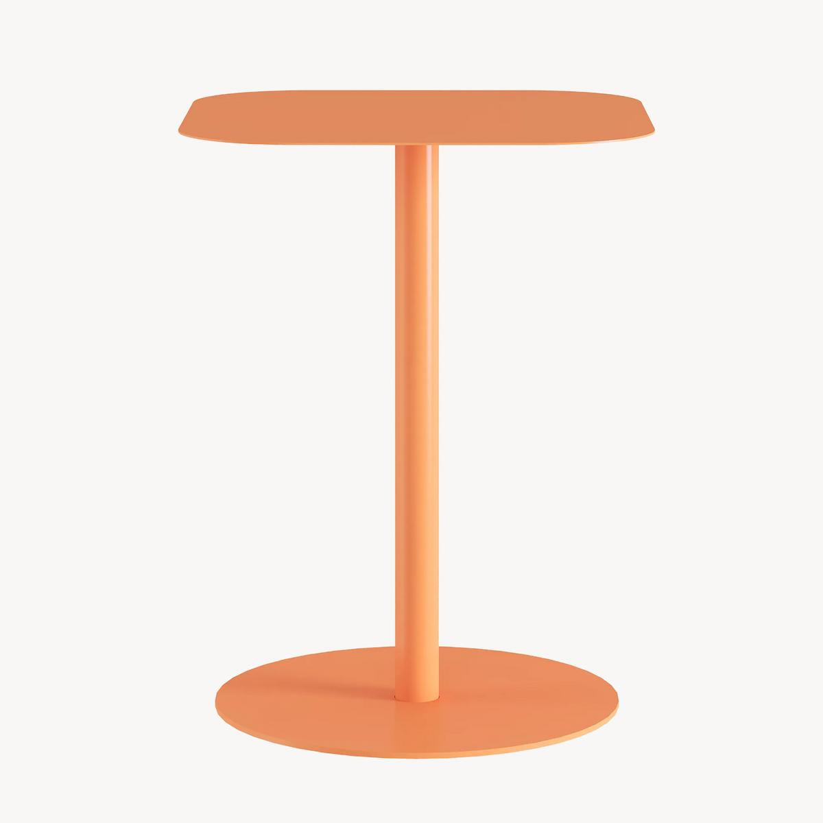 BEISTELLTISCH Nastätten - Orange, Metall (40/40/50cm) - [en.casa]