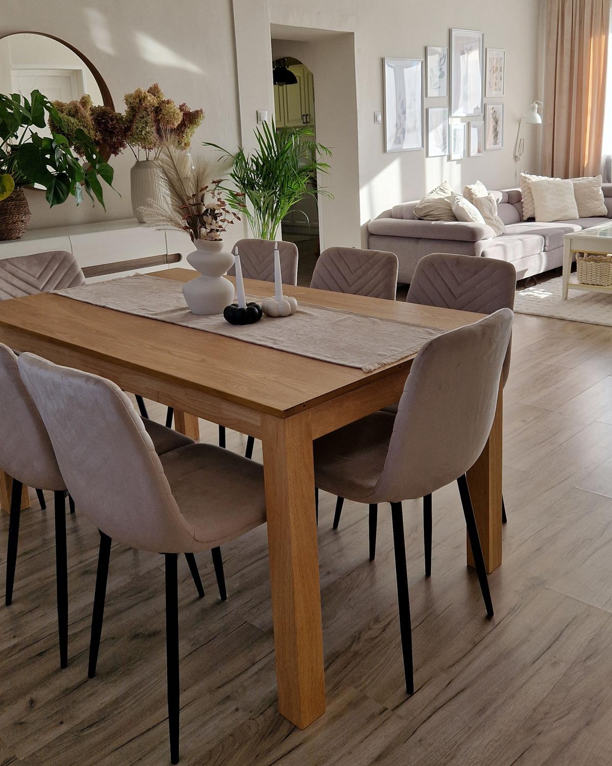 AUSZIEHBARER Esstisch 160/240/90 cm Helles Holz Madura - Hellbraun, Holzwerkstoff (160/90/76cm) - Beliani